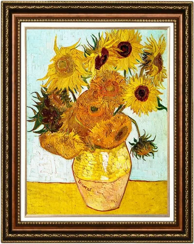 Miniatura 58 de ELITEART -Noche estrellada sobre el ródano por Vincent Van Gogh Giclée Art Canvas Prints- Tamaño del marco: 28 x 35 pulgadas
