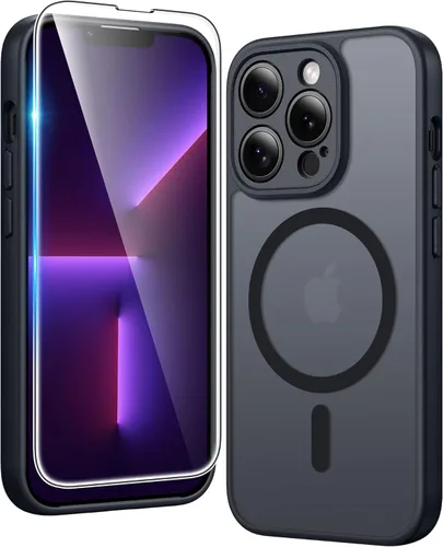 Miniatura 447 de FNTCASE Funda transparente para iPhone 15: Funda para iPhone 14/13, fundas magnéticas para teléfono con protector de pantalla compatible con Magsafe