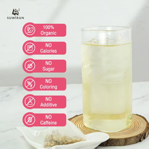 Miniatura 7 de Suwirun Té orgánico de citronela, 25 bolsas, producto de Tailandia, té de hierbas cítrico y refrescante, sin cafeína, sin calorías, alivia