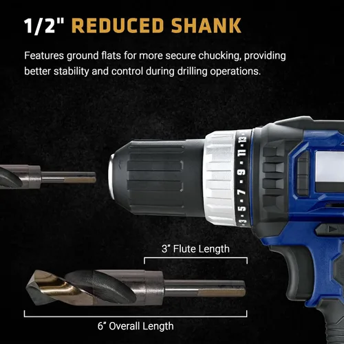 Miniatura 6 de Century Drill & Tool, 44364, 1", Plata y Deming, Taladros de alta velocidad, acero cobalto
