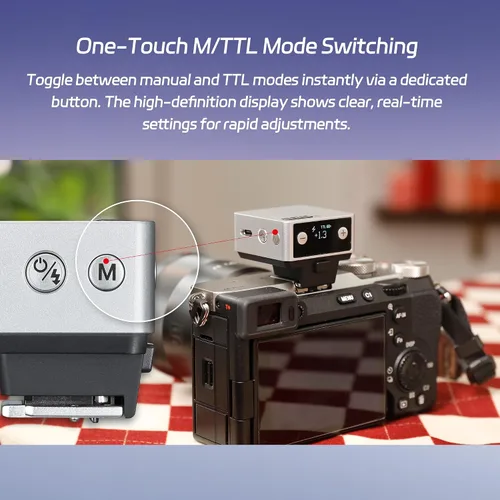 Miniatura 3 de GODOX IT20 C TTL MINI - Luz flash para cámara iFlash, más de 700 destellos y reciclaje de 1.5 s, 6 paradas (potencia de 1/32 a 1/1), batería
