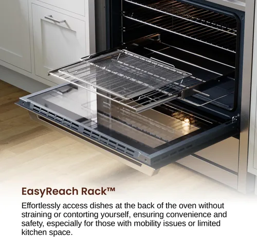 Miniatura 7 de Rangaire RRE361TS Cocina Eléctrica de 36" con Horno y Temporizador - Acero Inoxidable, Quemadores de Estufa Infrarrojos, Convección Verdadera