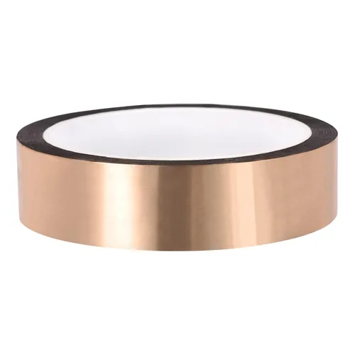 Miniatura 15 de Cinta de película de poliéster metalizado en tono dorado [para pared decorativa, embalaje, impresión] -0.12 pulgadas x 164 pies/1 rollo