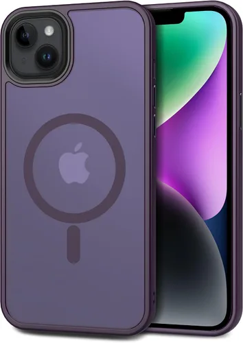 Miniatura 9 de CACOE Funda magnética para iPhone 12 y iPhone 12 Pro de 6.1 pulgadas - Compatible con MagSafe y soporte magnético para teléfono en el automóvil,