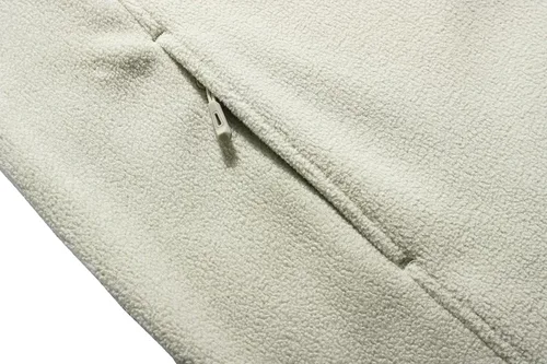 Miniatura 6 de Chaqueta UTWGN de forro polar suave para hombre con bolsillos, ligera, para exterior, de recreación, con cremallera completa
