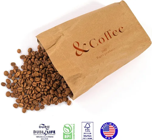 Miniatura 2 de Bolsas de papel Kraft FSC - HECHAS EN USA (500ct, 2 lb)