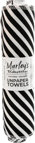 Miniatura 19 de Marley's Monsters Toallas sin papel - Rollo de 12 unidades, Toallas de papel reutilizables sin papel, de algodón, libres de árboles (Crepúsculo)