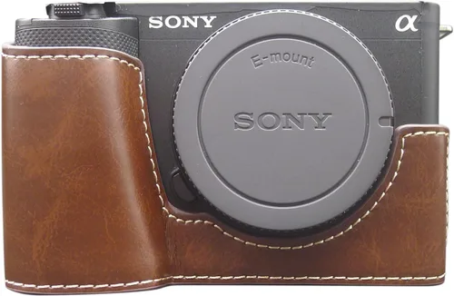 Miniatura 9 de Rieibi ZV-E1 - Funda de piel sintética para cámara compatible con Sony ZV-E1, ZVE1, color negro