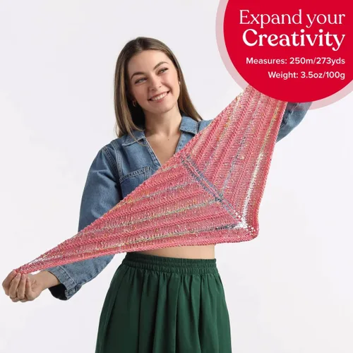 Miniatura 4 de Premier Yarns Hilo de bambú Fair DK, para tejer y tejer, mezcla de algodón para tejido y ganchillo en climas cálidos, color marfil