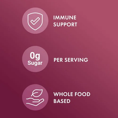 Miniatura 3 de Dr. Mercola Frutas fermentadas orgánicas - Soporte antioxidante - Mezcla de bayas y frutas de alimentos integrales - Cero azúcar - Sin OMG - Sin