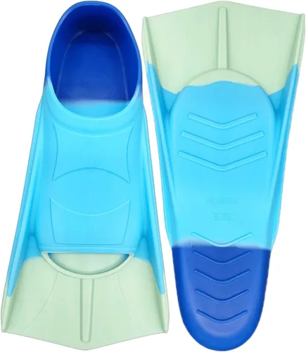 Miniatura 2 de Swimming Training Fins,Comfortable Silicone Flippers for Swimming and Diving,Size Suitable Kids Girls Boys Adult