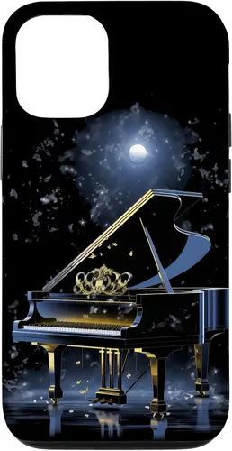 Funda para iPhone 12/12 Pro Piano Music Pianist Piano Player Músico