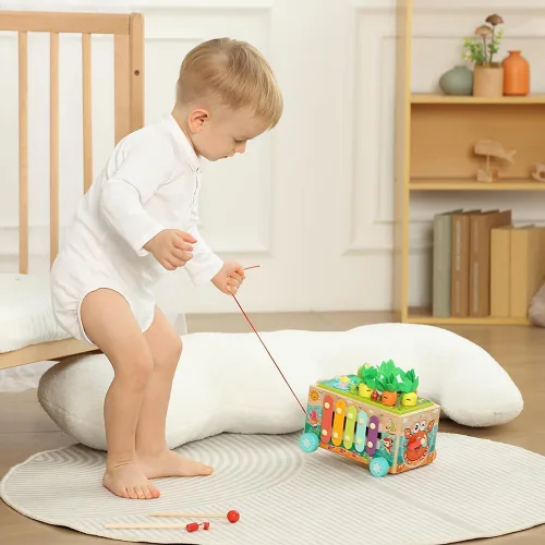 Miniatura 3 de JAUNTY Juguete Montessori de Madera para Niños Pequeños de 1 2 3 Años, Juguete Educativo STEM para Bebés Niños y Niñas de 18 Meses+, Aprendizaje