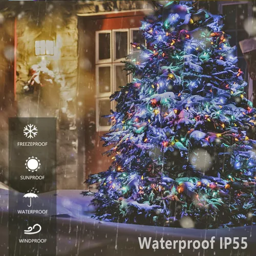 Miniatura 5 de Paquete de 50 bombillas LED C9 multicolor de repuesto para luces de Navidad, inastillables e impermeables, bombillas LED C9 de plástico para cadenas