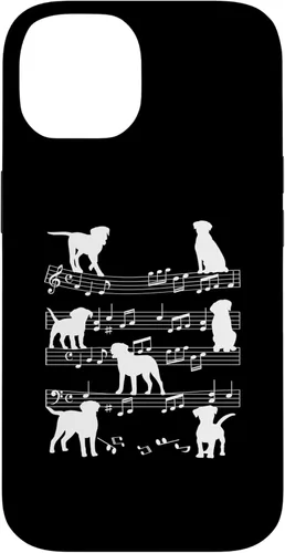 Miniatura 4 de iPhone 11 Músico Perro Jugando en Notas Musicales Amante de la Música Piano Case