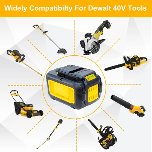 Miniatura 4 de DTK Reemplazo de 7.5Ah para batería Dewalt 40V DCB404 DCB406 DCB407 DCB114