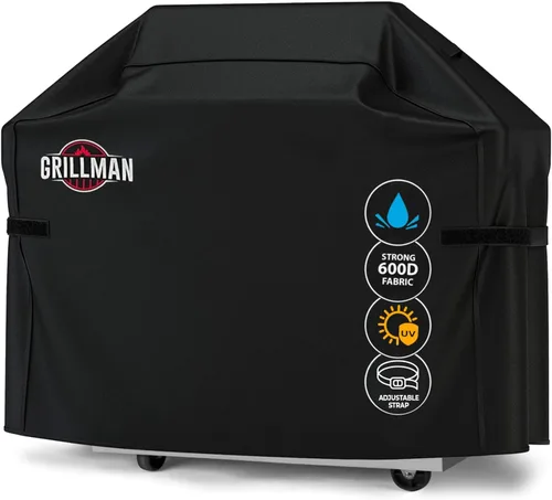 Miniatura 7 de Grillman - Funda para parrilla exterior, funda para parrilla de barbacoa a prueba de rasgaduras, impermeable, grande y resistente, de 30 x 26 x 43