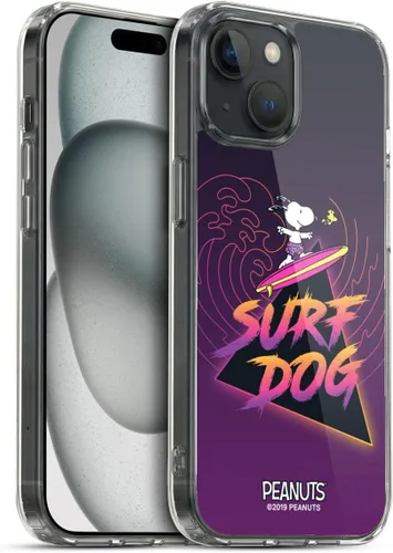 Miniatura 52 de Head Case Designs Peanuts Tropical Surf Snoopy Aloha Disco Gel Funda con licencia oficial [protección de grado militar] compatible con Apple iPhone