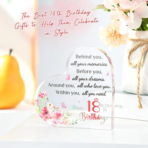 Miniatura 4 de Regalos de cumpleaños de 18 años para niñas, niños, regalos de cumpleaños de 18 para su hija, hermana, sobrina, idea de regalo de feliz cumpleaños