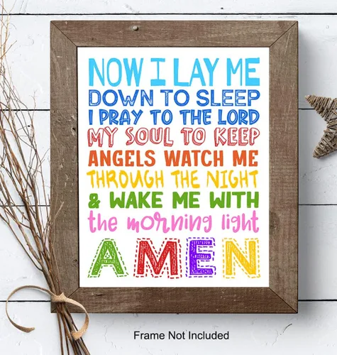Miniatura 8 de Yellowbird Art & Design Arte y Decoración Religiosa para Pared - Lindos Regalos Cristianos para Dormitorio de Niños, Guardería, Niñas Pequeñas