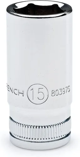 Miniatura 6 de GEARWRENCH 80314D - Juego de llaves de 47 piezas, de 1/4", de 6 puntos, estándar y profundo, SAE/métrico