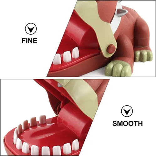 Miniatura 7 de 1 pieza de dientes de cocodrilo para niños, juego de dentista de juguete para morder, acción de captura aleatoria, juguete de dientes de cocodrilo