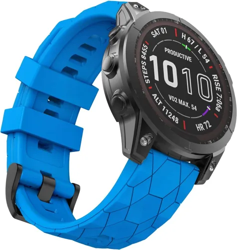 Miniatura 8 de Compatible con Garmin Fenix 7X Band 1.024 in de ancho, correas de reloj suaves de repuesto para Fenix 7X/Fenix 6X/Fenix 6X Pro/Fenix 5X/Fenix 5X