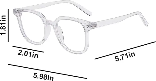 Miniatura 2 de Gafas de luz azul transparente para hombres y mujeres, gafas con juegos de computadora antirreflejos, utilizados para protección de pantalla digital