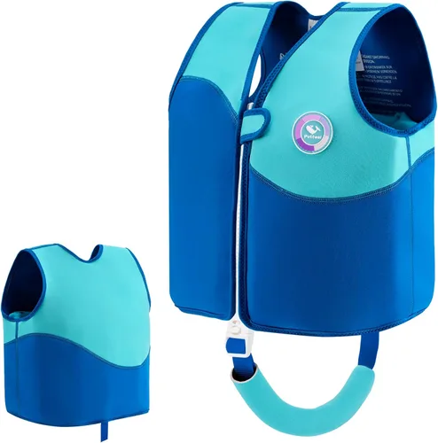 Miniatura 31 de Pottwal Chaleco de natación para niños - Chaqueta de natación - Hecho de neopreno y EPE - con correa ajustable en la entrepierna Verde