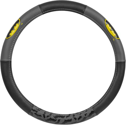Miniatura 3 de BDK Warner Bros DC Comics Batman - Funda para volante, agarre ergonómico, tamaño universal de 14.5 a 15.5 pulgadas, protege y aísla tu volante