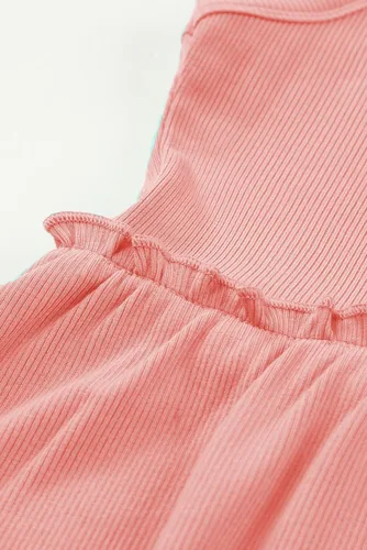 Miniatura 9 de blibean Vestido sin mangas Sumer para niñas de color sólido, tallas 4-13 años