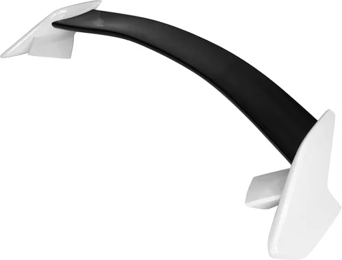 Miniatura 5 de FREEMOTOR802 Alerón de tapa de alerón trasero para maletero, se adapta a Honda Civic Coupe 2016-2020, estilo Type-R pintado negro brillante centro +