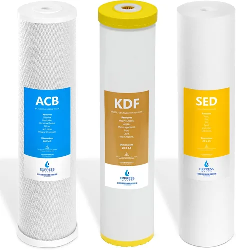 Express Water Whole House - Juego de filtros de agua para metales pesados para toda la casa – Kit de reemplazo de filtración de agua de 3 etapas –