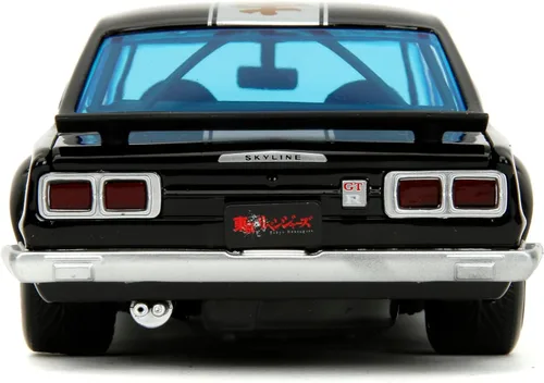 Miniatura 5 de Jada Tokyo Revengers 1:24 1971 Nissan Skyline GT-R - Coche fundido a presión y figura de Mikey de 2.75 pulgadas, juguetes para niños y adultos