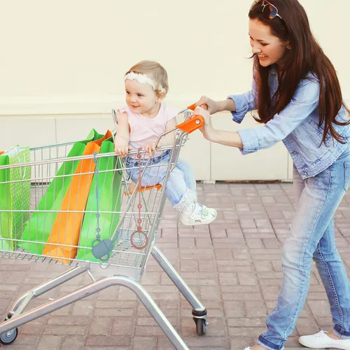 Miniatura 7 de Correas de seguridad de juguete, correas elásticas ajustables para cochecitos, silla alta, cunas, cestas colgantes, asiento de automóvil, carrito