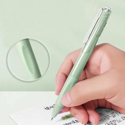 Miniatura 4 de MOZXIRZ 5 piezas de bolígrafos de tinta de gel, bolígrafos retráctiles, bolígrafos bonitos, punta de 0.5 mm, bolígrafo de tinta negra, bolígrafos