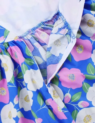 Miniatura 153 de Vestido de verano para niña, de algodón, con diseño floral