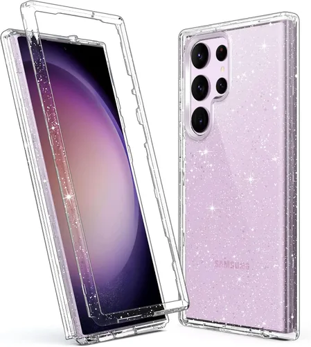 Miniatura 10 de ULAK Funda transparente para Galaxy S23 Ultra, resistente a prueba de golpes, funda de TPU suave, funda protectora transparente para Samsung Galaxy