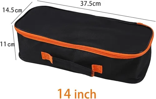 Miniatura 2 de Bolsa de herramientas, bolsa Oxford impermeable, organizadores y almacenamiento multiusos, bolsas pequeñas de herramientas metálicas