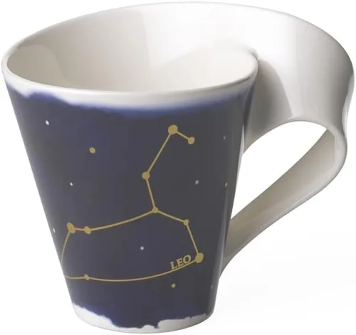 Miniatura 8 de Villeroy & Boch NewWave - Taza de estrellas con asa, bonita forma con motivo de acuario, porcelana premium, fabricada en Alemania, apta