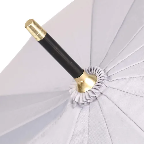 Miniatura 3 de Meichoon Paraguas manual de apertura y cierre paraguas con 16 varillas, duradero y fuerte, fibra 210T, impermeable, resistente al viento, paraguas