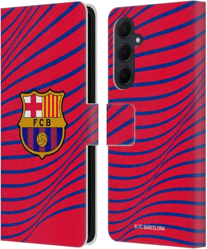 Miniatura 236 de Head Case Designs Funda de piel con licencia oficial del FC Barcelona Barca Crest Graphics para Samsung Galaxy A06 4G
