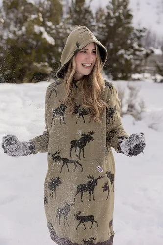 Miniatura 4 de Lazy One Sudadera con capucha de gran tamaño, ropa de dormir