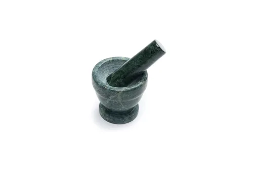Fox Run Mortero y pilón de mármol, Verde, 7.6 cm
