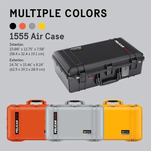 Miniatura 11 de Pelican Aire 1555 Estuche con espuma - Negro