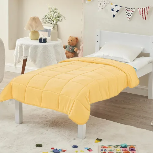 Miniatura 153 de Yescool - Manta con peso para adultos (15 libras, 60 x 80 pulgadas, azul), manta de enfriamiento pesada para dormir, 140-160 libras, manta