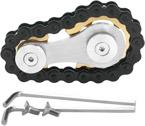 Miniatura 2 de FREELOVE Sprockets - Juguetes para ansiedad para adultos y niños, engranajes de bicicleta de metal, bloque de acoplamiento, cubo cinético EDC, cubo