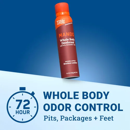 Miniatura 2 de Mando Desodorante de cuerpo entero para hombres – Desodorante en aerosol invisible – Control de olores de 72 horas – Fórmula de baja irritación