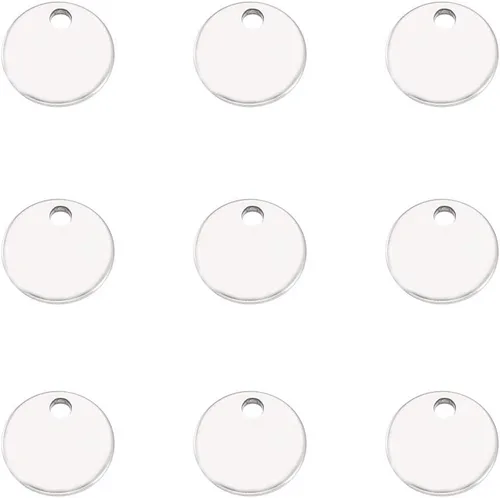 Miniatura 13 de LiQunSweet 5 piezas de acero inoxidable dorado de 1.378 in, barra vertical grabada larga, etiquetas de estampado en blanco, colgantes de tubo