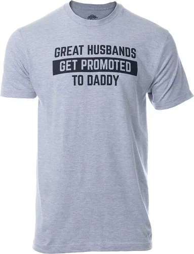 Miniatura 2 de Great Husbands Get Promoted to Daddy Divertida camiseta de revelación de género de paternidad para hombre